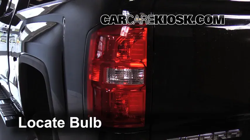 2015 GMC Sierra 2500 HD 6.0L V8 FlexFuel Extended Cab Pickup Lights Reverse Light (replace bulb)